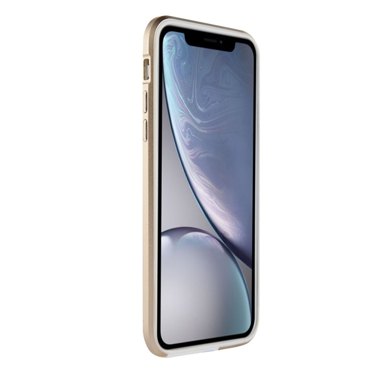 For iPhone XR SULADA Shockproof TPU + Aluminum Alloy Frame Case