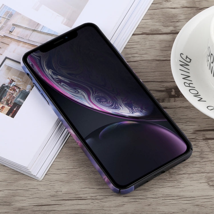 For iPhone XR Luminous Abstract Pattern PC Protective Case