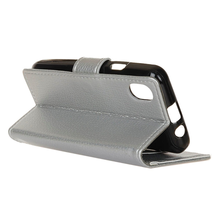For iPhone XR Litchi Texture Horizontal Flip Leather Case with Holder & Card Slots & Wallet