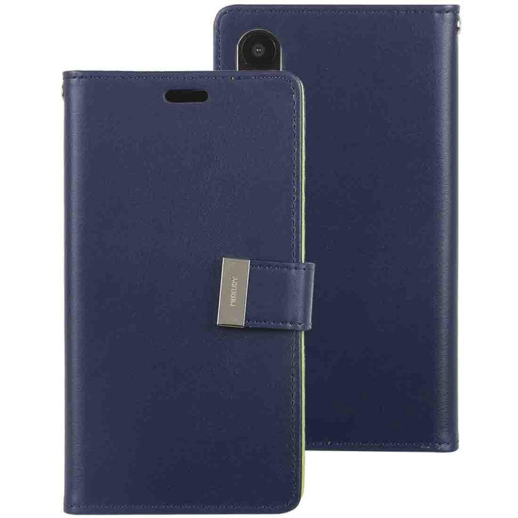 For iPhone XR GOOSPERY RICH DIARY Crazy Horse Texture Horizontal Flip Leather Case with Card Slots & Wallet