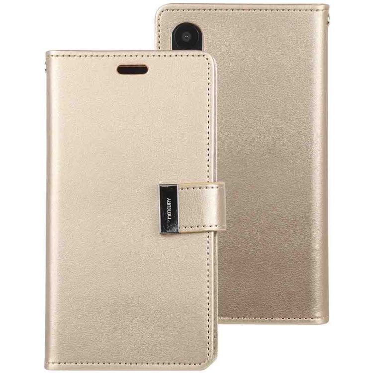 For iPhone XR GOOSPERY RICH DIARY Crazy Horse Texture Horizontal Flip Leather Case with Card Slots & Wallet