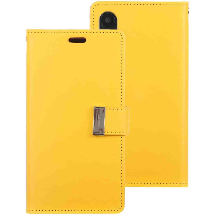 For iPhone XR GOOSPERY RICH DIARY Crazy Horse Texture Horizontal Flip Leather Case with Card Slots & Wallet