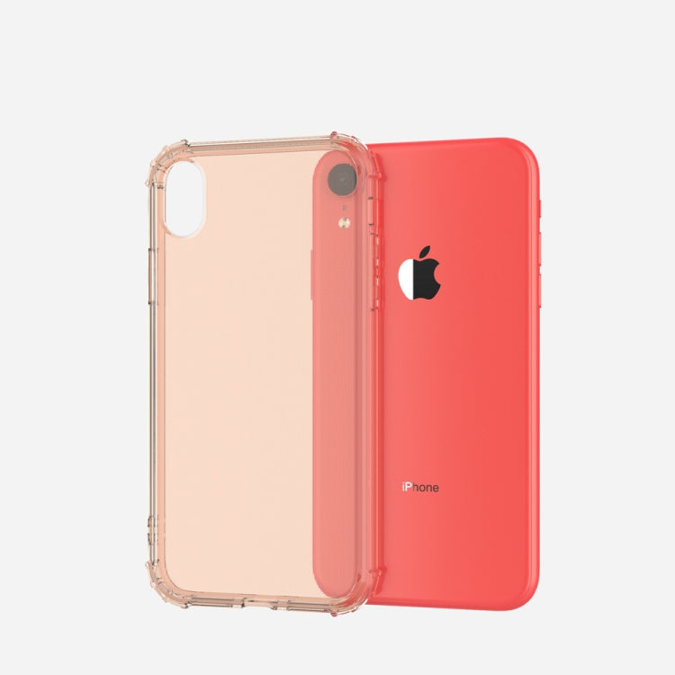 For iPhone XR Shockproof Transparent TPU Soft Case