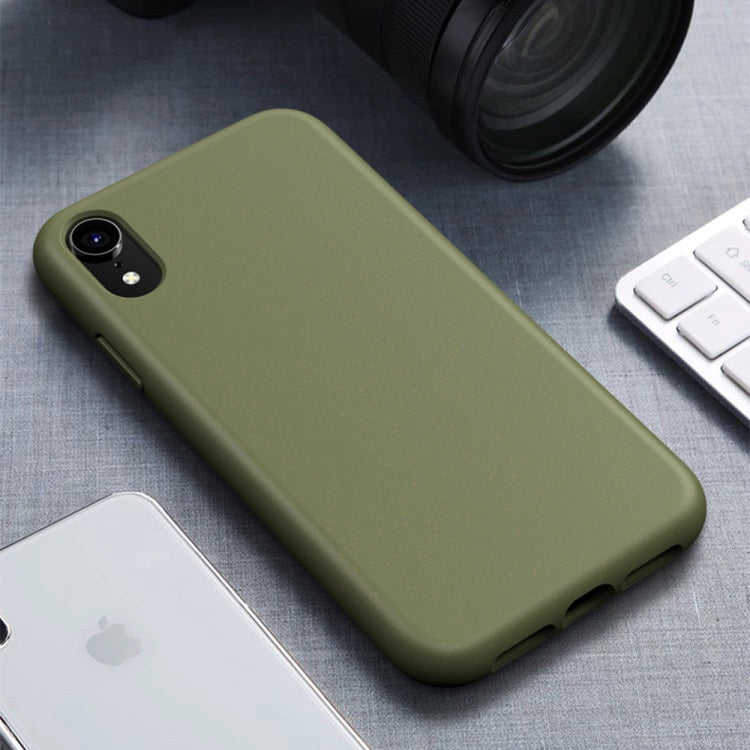 For iPhone XR Starry Series Shockproof  Straw Material + TPU Protective Case