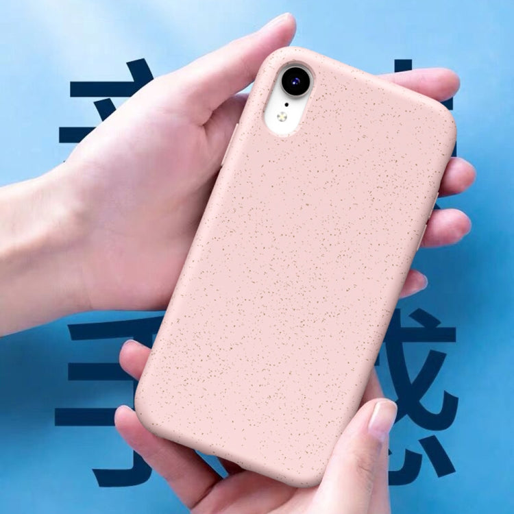 For iPhone XR Starry Series Shockproof  Straw Material + TPU Protective Case