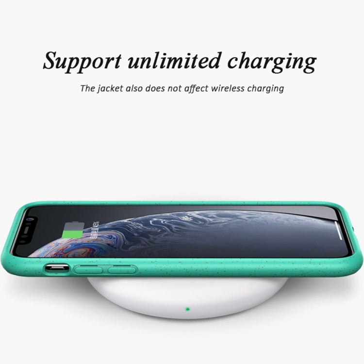 For iPhone XR Starry Series Shockproof  Straw Material + TPU Protective Case