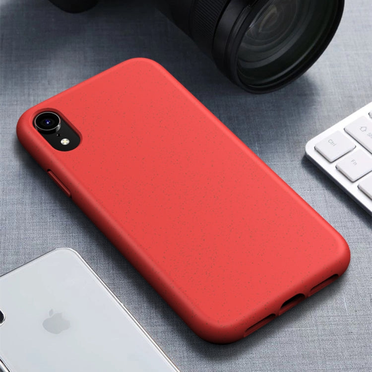 For iPhone XR Starry Series Shockproof  Straw Material + TPU Protective Case