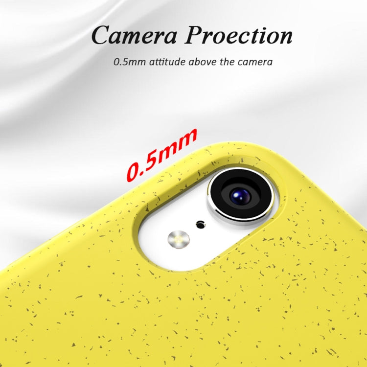 For iPhone XR Starry Series Shockproof  Straw Material + TPU Protective Case