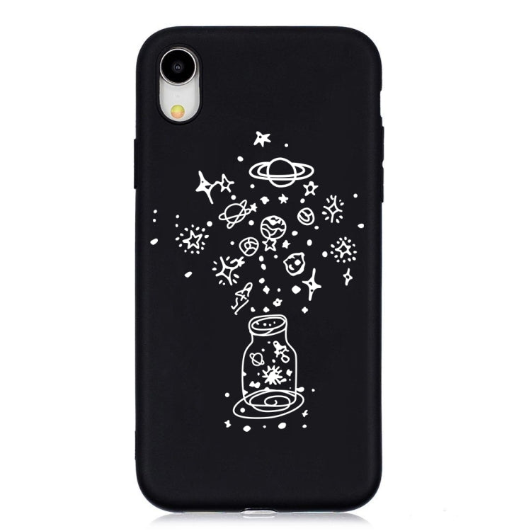 For iPhone XR Wishing Bottle Painted Pattern Soft TPU Case