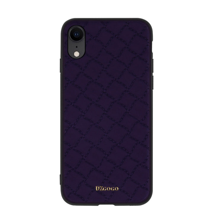 For iPhone XR DZGOGO Shockproof TPU + PU Case