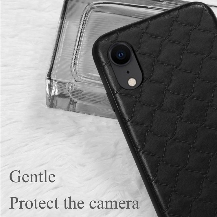 For iPhone XR DZGOGO Shockproof TPU + PU Case