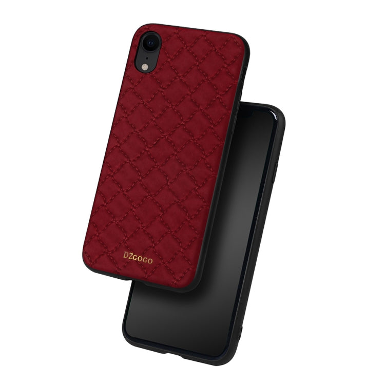 For iPhone XR DZGOGO Shockproof TPU + PU Case