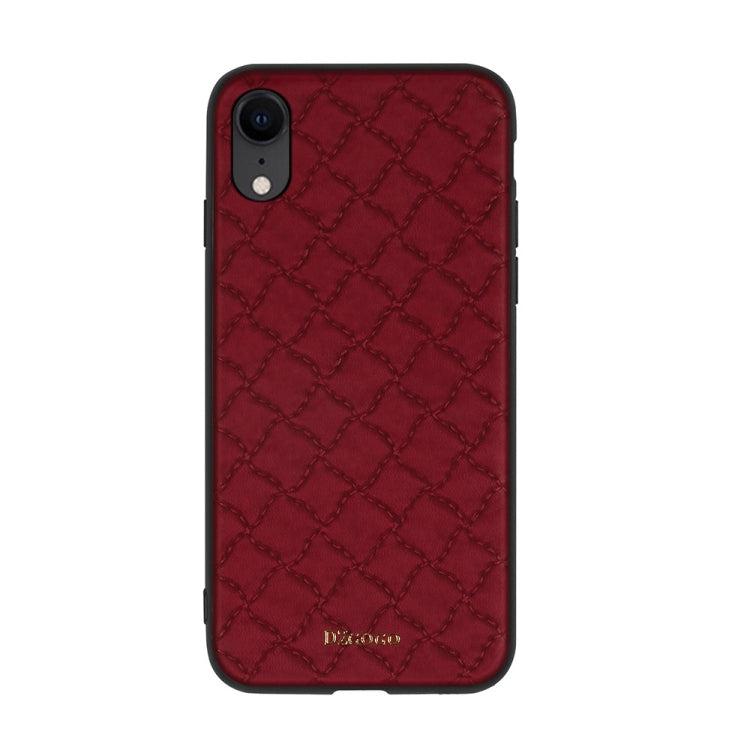 For iPhone XR DZGOGO Shockproof TPU + PU Case