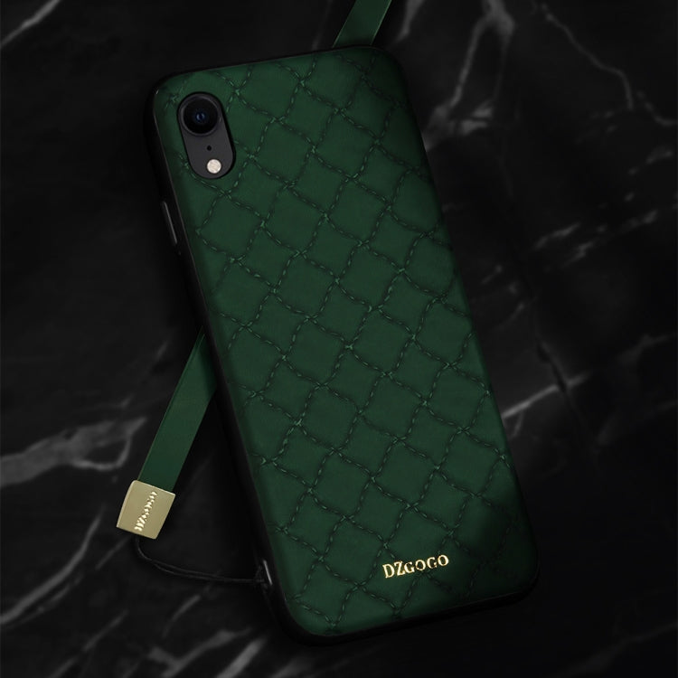 For iPhone XR DZGOGO Shockproof TPU + PU Case