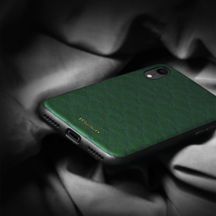 For iPhone XR DZGOGO Shockproof TPU + PU Case