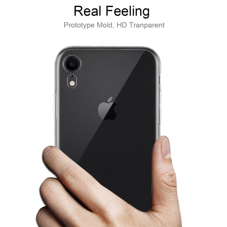 For iPhone XR 50 PCS 0.75mm Ultra-thin Transparent TPU Case