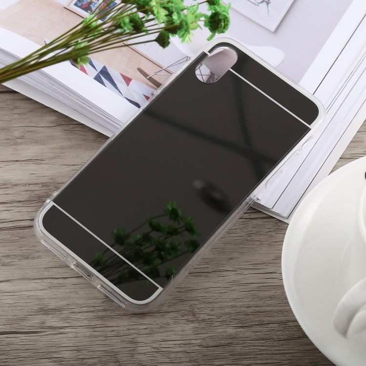 For iPhone XR Acrylic + TPU Electroplating Mirror Case