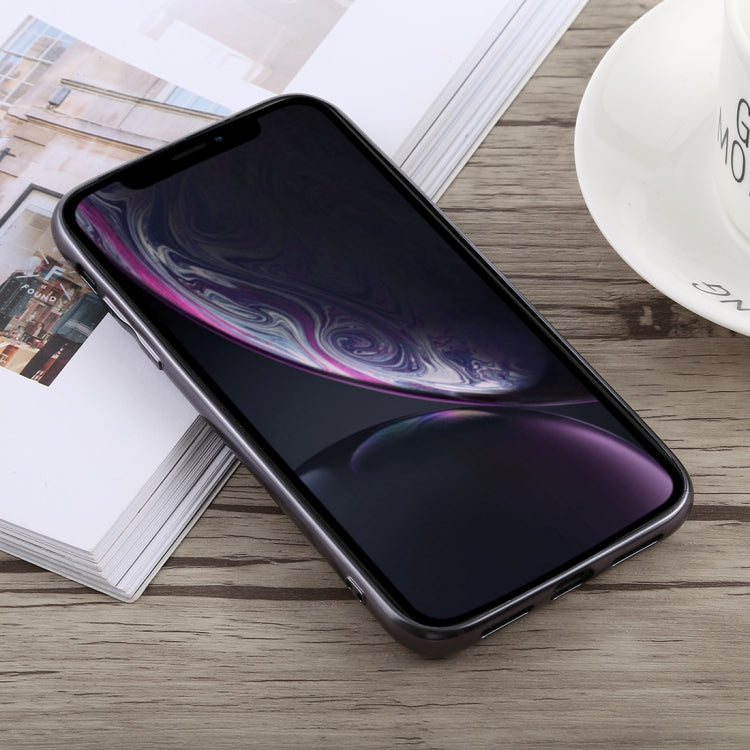 For iPhone XR TOTUDESIGN Style Series Electroplating Transparent TPU + PC Case