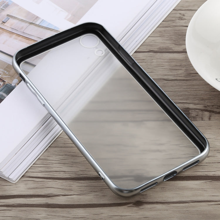 For iPhone XR TOTUDESIGN Style Series Electroplating Transparent TPU + PC Case