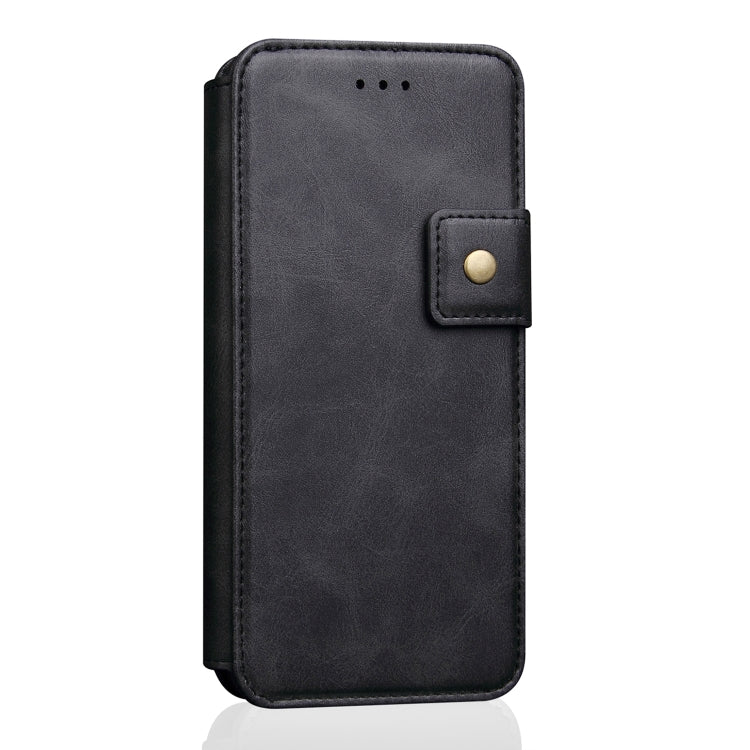 For iPhone XR Cowhide Texture Magnetic Absorption Detachable Horizontal Flip Leather Case with Holder & Card Slots & Wallet