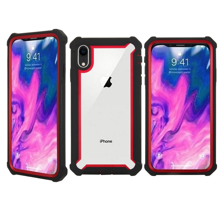 For iPhone XR Four-corner Shockproof All-inclusive Transparent Space Case