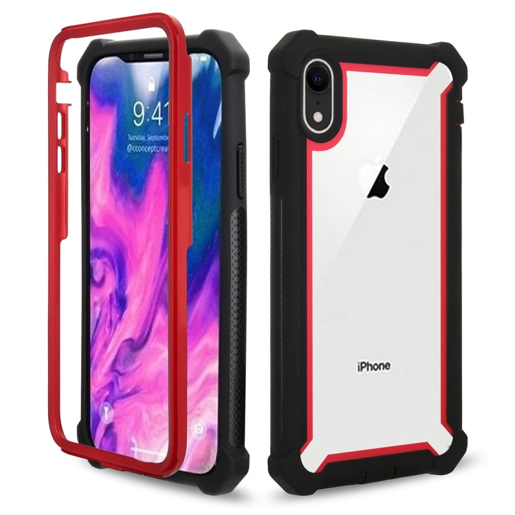 For iPhone XR Four-corner Shockproof All-inclusive Transparent Space Case