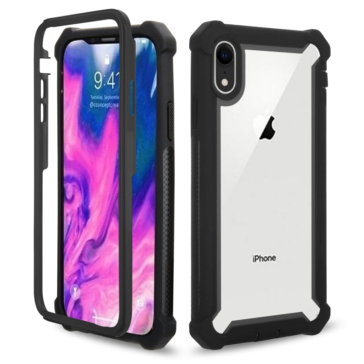 For iPhone XR Four-corner Shockproof All-inclusive Transparent Space Case
