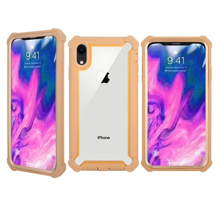 For iPhone XR Four-corner Shockproof All-inclusive Transparent Space Case