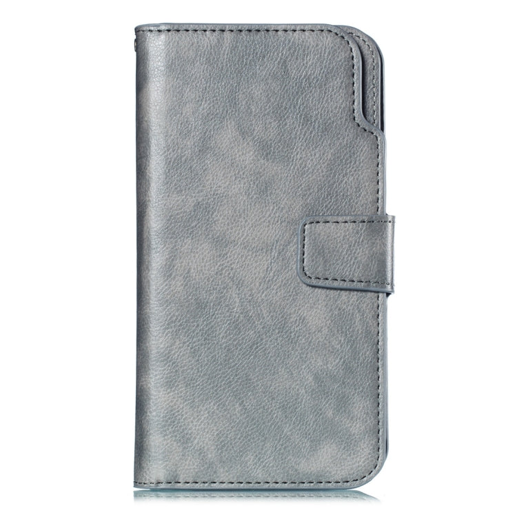 For iPhone XR Crazy Horse Texture Horizontal Flip Leather Case with Card Slots & Wallet & Photo Frame