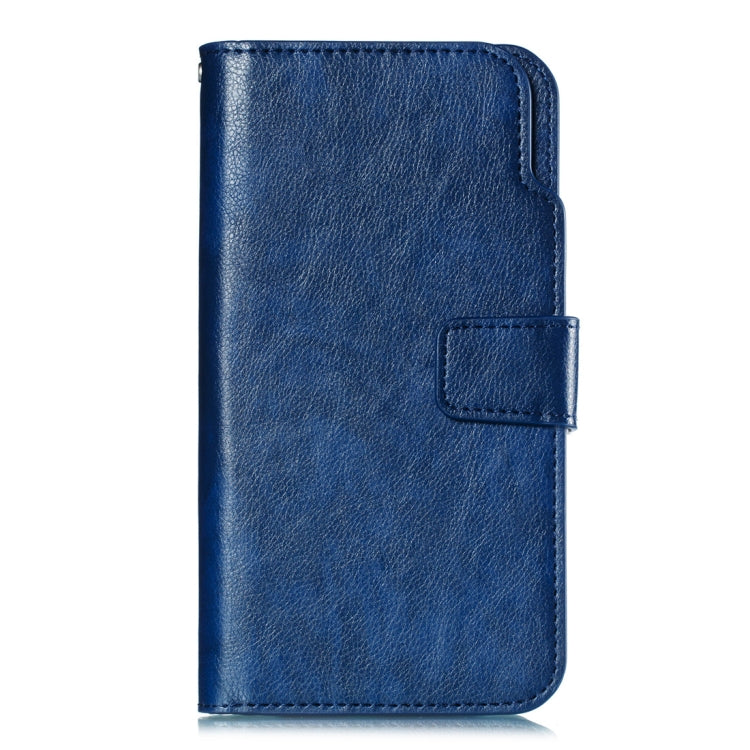 For iPhone XR Crazy Horse Texture Horizontal Flip Leather Case with Card Slots & Wallet & Photo Frame