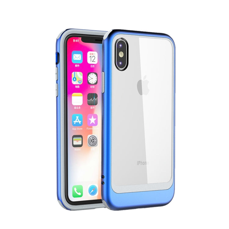 For iPhone XR Transparent PC Full Coverage Shockproof Protective Case