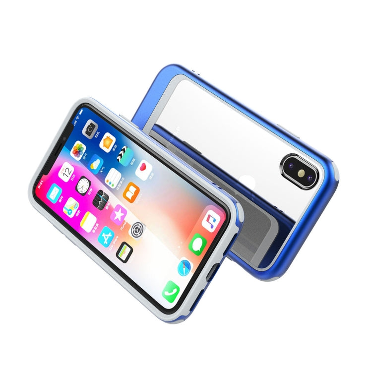 For iPhone XR Transparent PC Full Coverage Shockproof Protective Case
