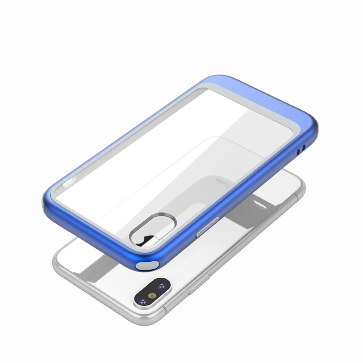 For iPhone XR Transparent PC Full Coverage Shockproof Protective Case