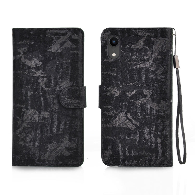 For iPhone XR Horizontal Flip 3D Gradient Color PU + TPU Leather Case with Holder & Card Slots & Photo frame