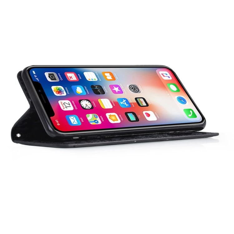 For iPhone XR Horizontal Flip 3D Gradient Color PU + TPU Leather Case with Holder & Card Slots & Photo frame