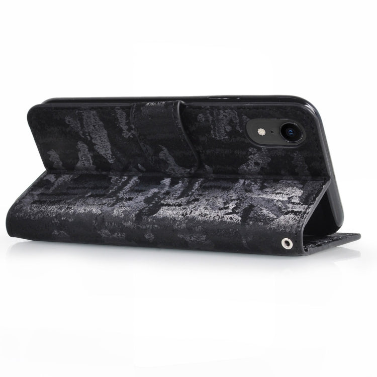 For iPhone XR Horizontal Flip 3D Gradient Color PU + TPU Leather Case with Holder & Card Slots & Photo frame