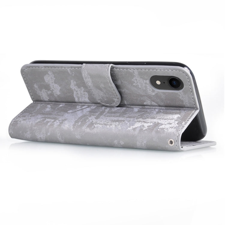 For iPhone XR Horizontal Flip 3D Gradient Color PU + TPU Leather Case with Holder & Card Slots & Photo frame