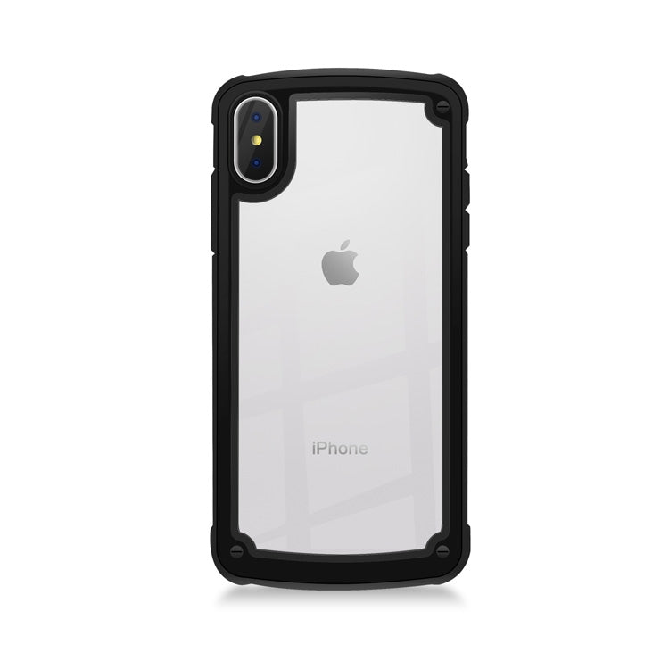 For iPhone XR Shockproof PC + TPU Case