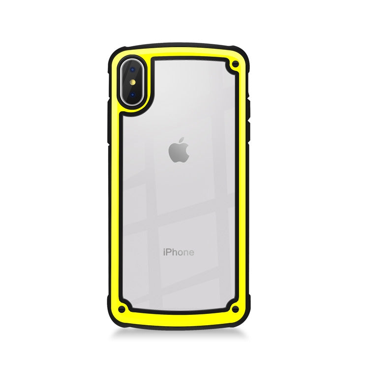 For iPhone XR Shockproof PC + TPU Case