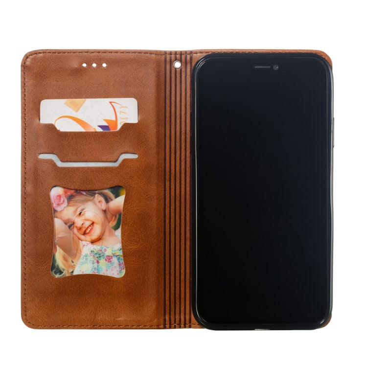 For iPhone XR Calf Texture Zipper Magnetic Horizontal Flip Leather Case with Wallet & Holder & Card Slots