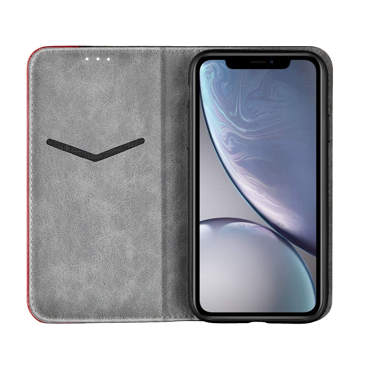 For iPhone XR Business Solid Color Stitching Horizontal Flip Leather Case with Holder & Card Slots & Wallet & Lanyard