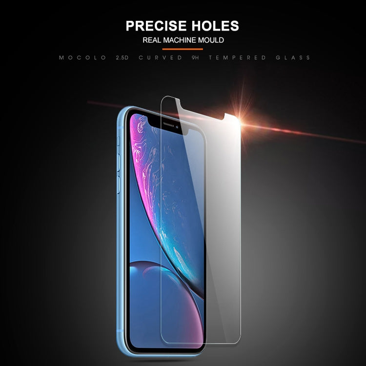 For iPhone 11 / XR mocolo 0.33mm 9H 2.5D Tempered Glass Film(Transparent)
