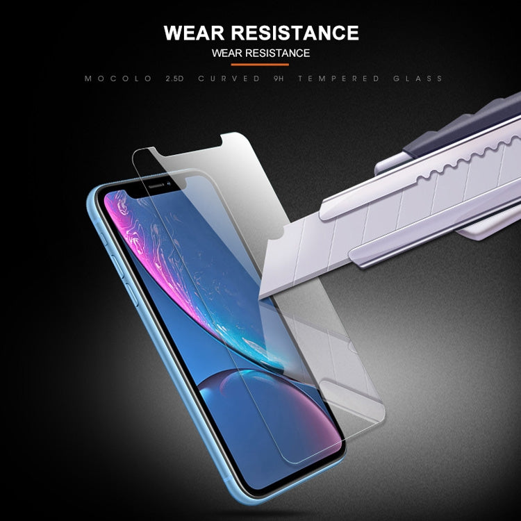 For iPhone 11 / XR mocolo 0.33mm 9H 2.5D Tempered Glass Film(Transparent)