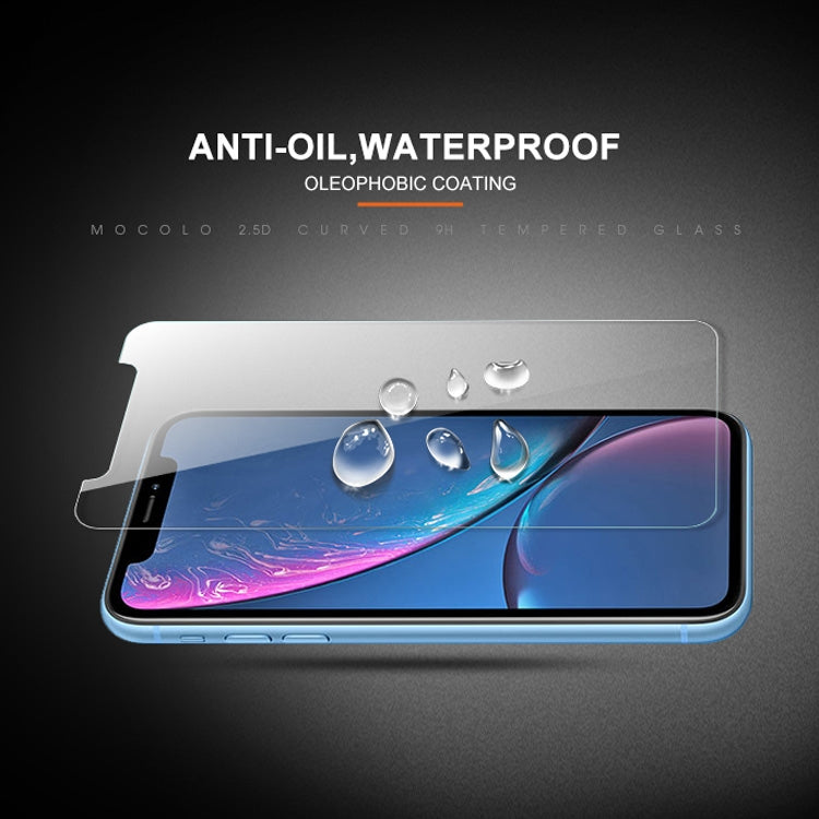 For iPhone 11 / XR mocolo 0.33mm 9H 2.5D Tempered Glass Film(Transparent)
