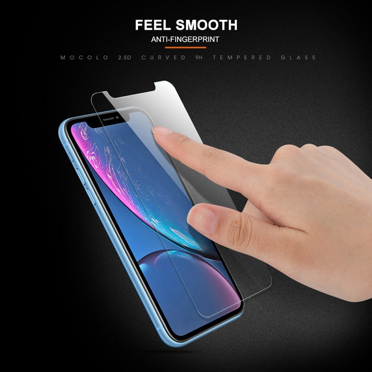 For iPhone 11 / XR mocolo 0.33mm 9H 2.5D Tempered Glass Film(Transparent)