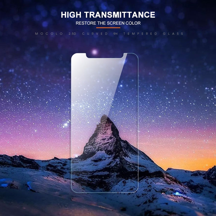 For iPhone 11 / XR mocolo 0.33mm 9H 2.5D Tempered Glass Film(Transparent)