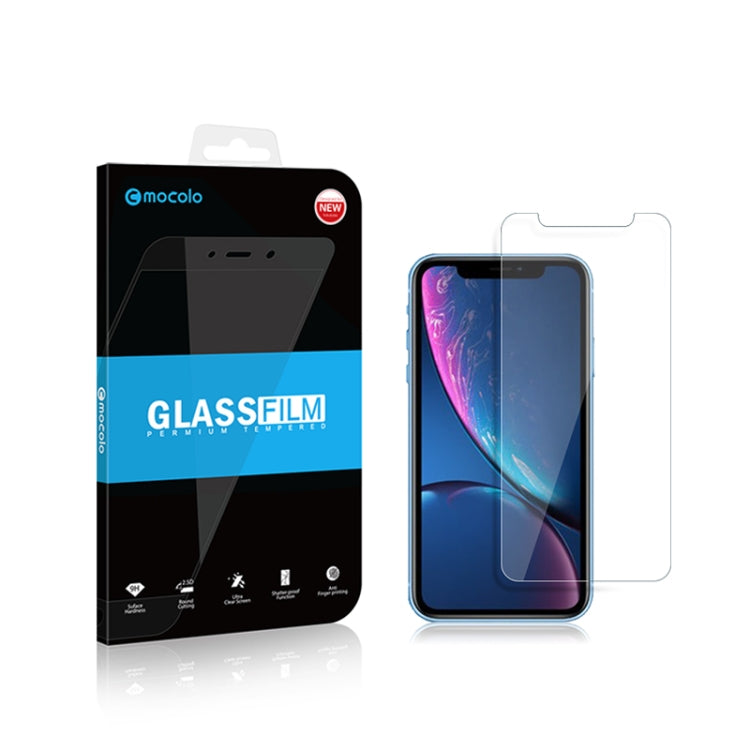 For iPhone 11 / XR mocolo 0.33mm 9H 2.5D Tempered Glass Film(Transparent)
