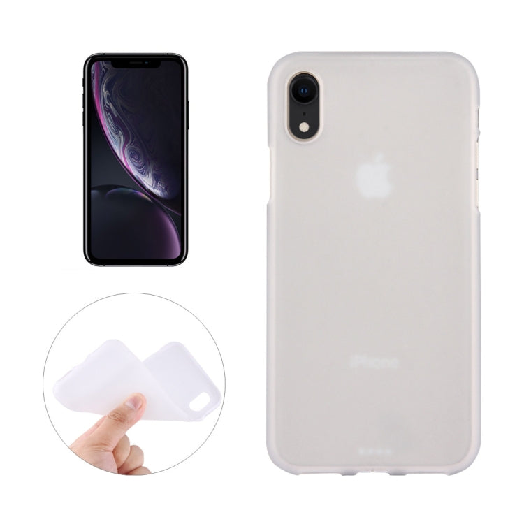 For iPhone XR Solid Color Frosted Soft TPU Case