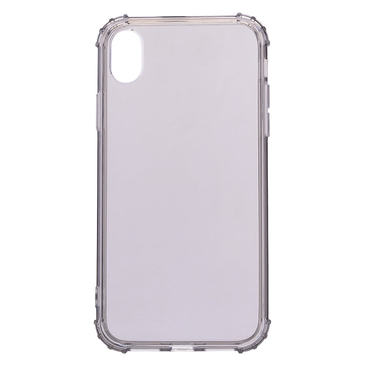 For iPhone XR Simple Style TPU Shockproof Protective Back Case