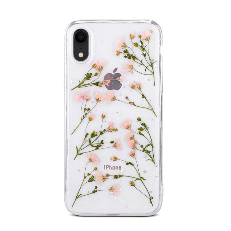 For iPhone XR Floral Pattern Soft Case